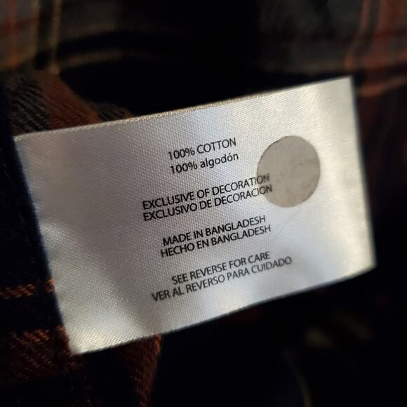 Eddie Bauer Men's flannel button down shirt Cotton sz.XXL - Picture 4 of 4